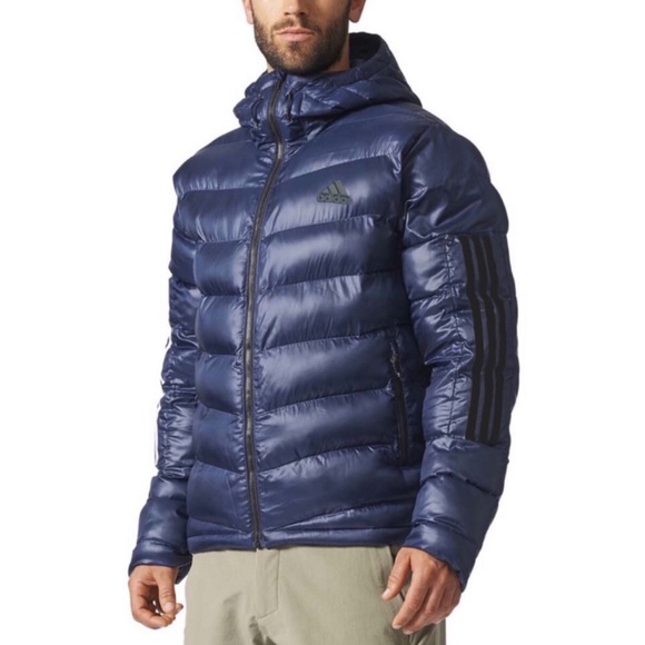 ADIDAS • Itavic 3 Stripe 2.0 Puffer Jacket Coat - Picture 3 of 8